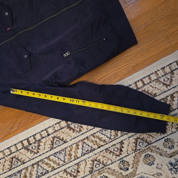 LEVIS BRAND MEN'S NAVY BLUE NYLON FRONT ZIPPERED JACKET SIZE XL - Picture 14 of 16